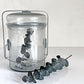 ピーターアイビー PETER IVY コーヒージャー Coffee Jar ブルー エディション Blue Edition ガラス φ10 x 14 cm 100個限定品 流動研究所 現代作家 ■