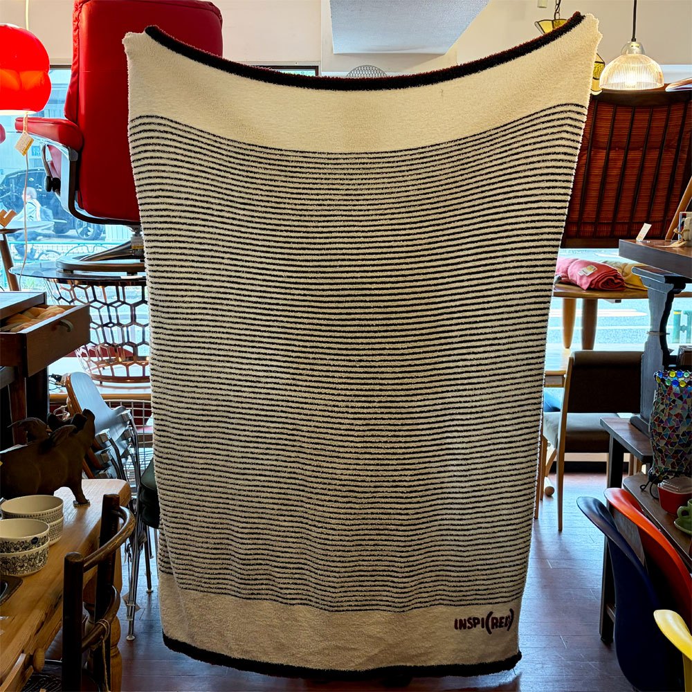 ベアフット ドリームズ BAREFOOT DREAMS コージーシック スロー CozyChic Throw INSPI(RED) Stripe Throw ブランケット 135×180cm ◇