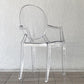 カルテル Kartell ルイゴースト LouisGhost アームチェア クリスタル スタッキング フィリップ・スタルク Philippe Starck イタリア ◇