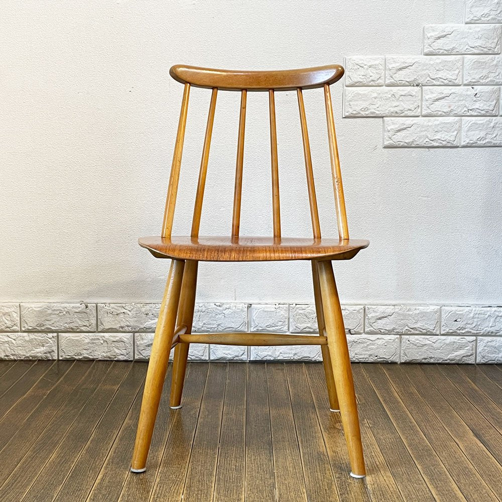 エズビーヴァーケン Edsby Verken ファネットチェア Fanett Chair ダイニングチェア イルマリ・タピオヴァーラ スウェーデン 北欧ビンテージ ◎