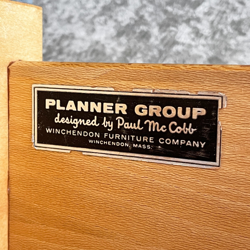 ウィンシェンドン Winchendon Furniture プランナーグループ 6ドロワー ドレッサー 6 Drawer Dresser ポールマッコブ Paul McCobb メープル材 真鍮 1950’s ミッドセンチュリー ビンテージ ■