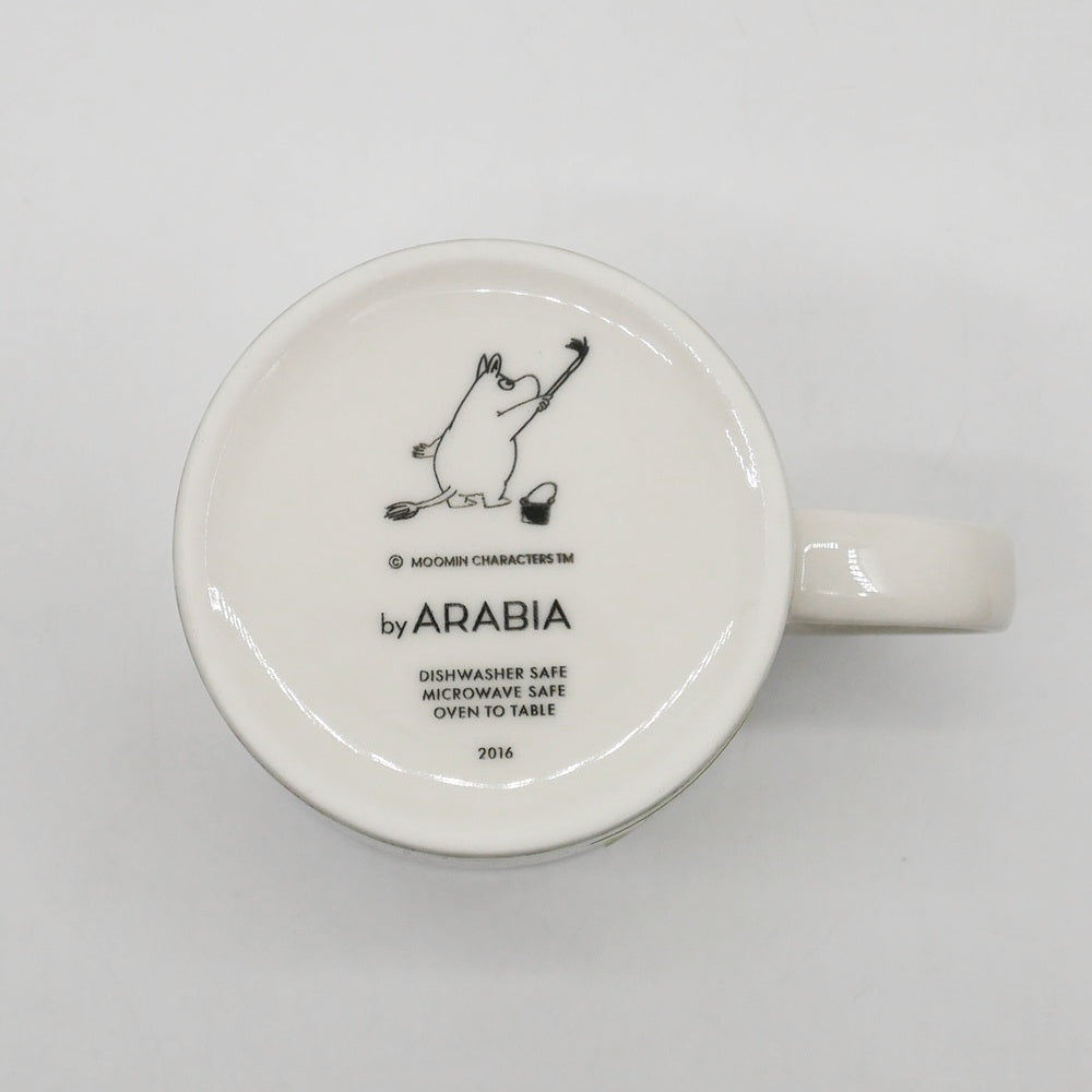 アラビア ARABIA ムーミンマグ MOOMIN ミッドサマー 2016年 夏限定 フィンランド 北欧食器 箱付き ●