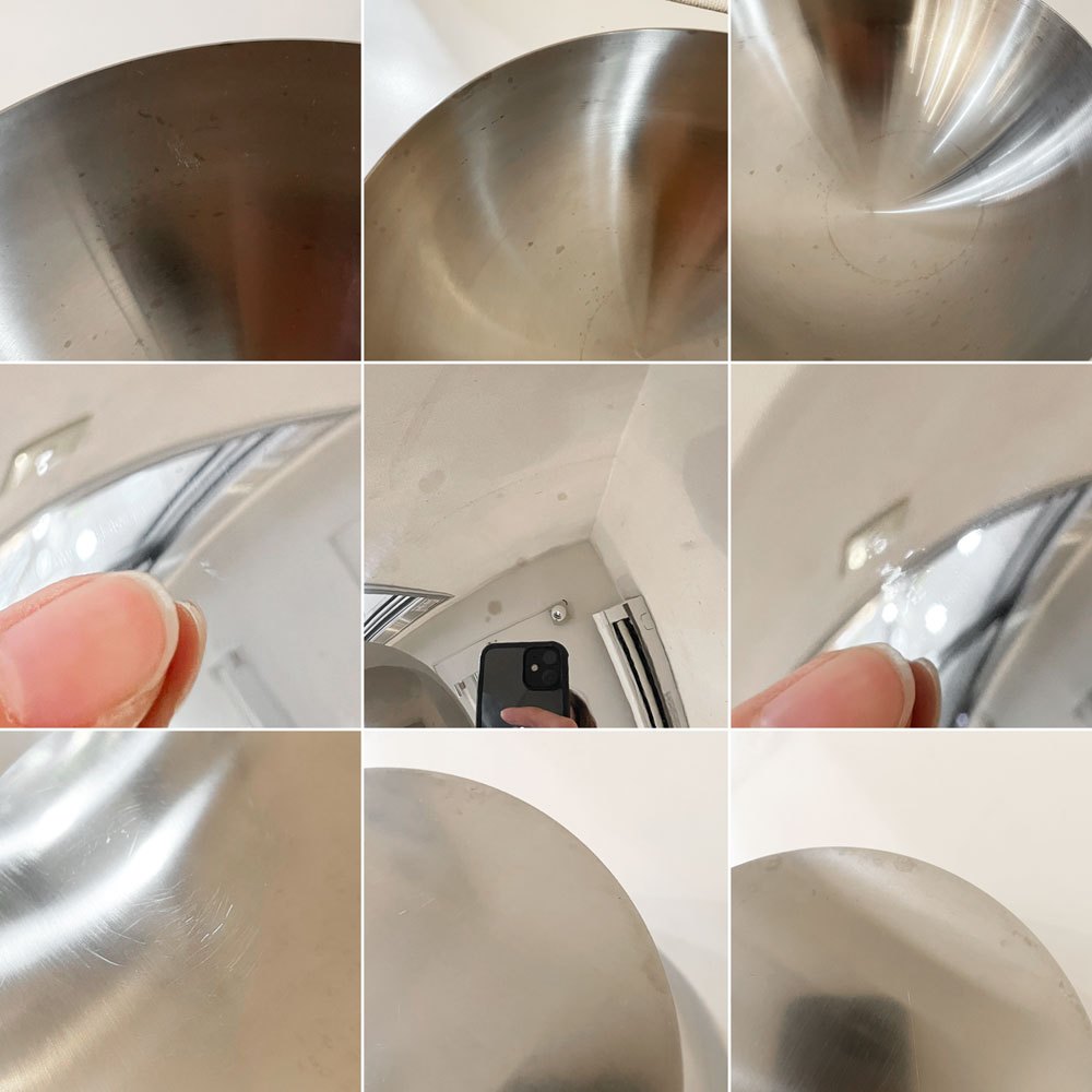 アレッシィ ALESSI AC04 フルーツボウル コランダー ザル 脚付 ステンレス製 アキッレ・カスティリオーニ Achille Castiglioni イタリア 参考価格￥43,989- ◎