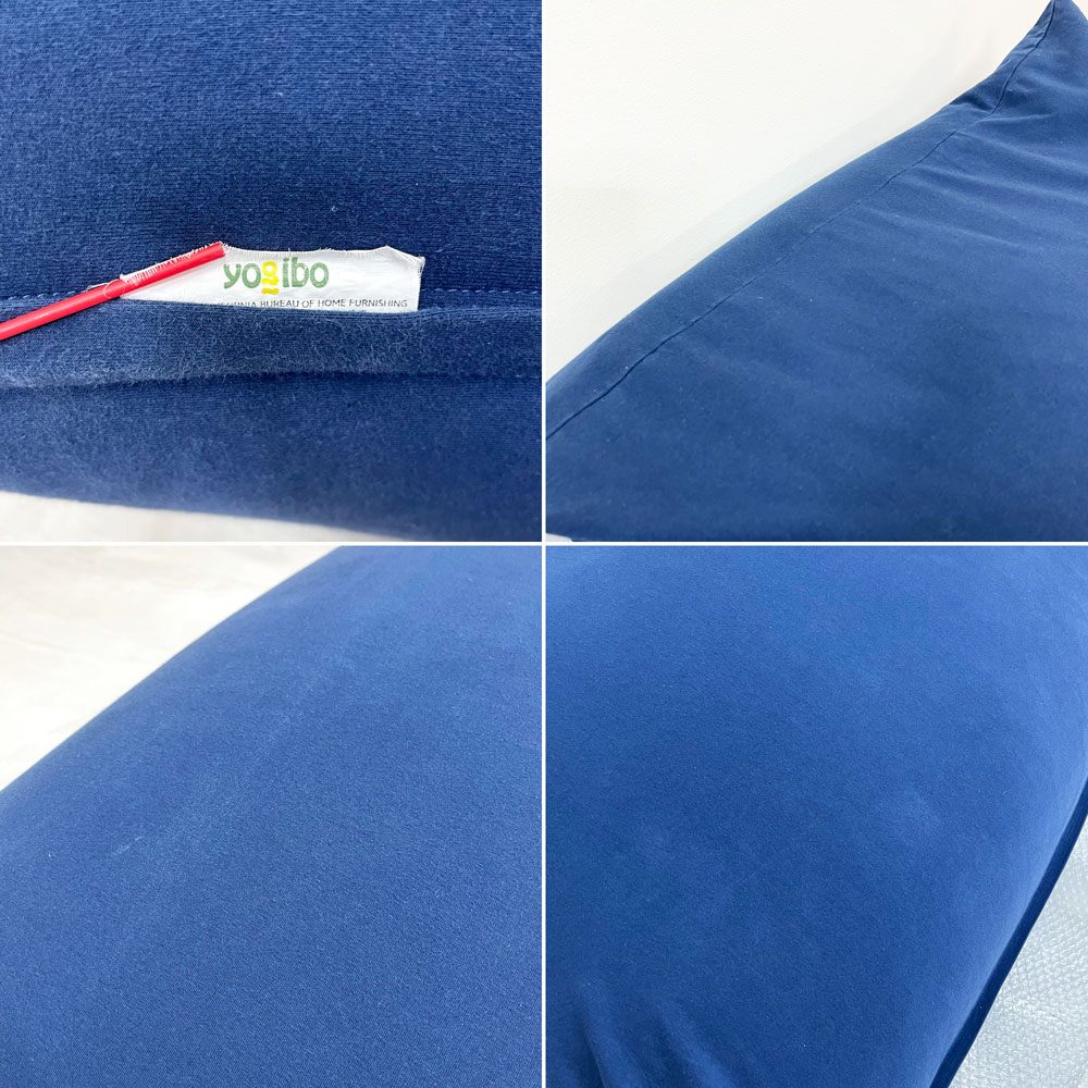 ヨギボー yogibo マックス MAX ビーズクッション ソファ フリースタイルソファ ネイビーブルー 定価￥32,890- ●