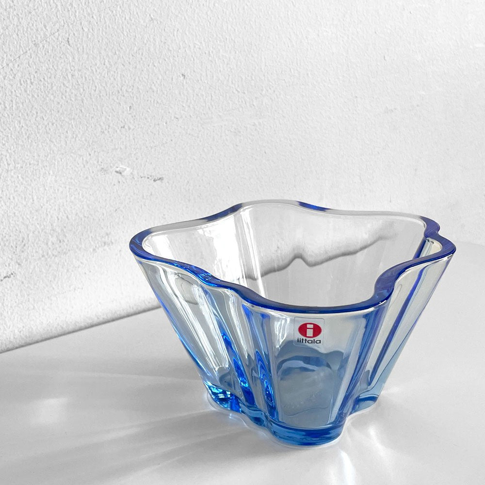 イッタラ iittala アルヴァ・アアルトコレクション Alvar Aalto Collection スモールボウル H75mm アクアブルー 北欧雑貨 廃盤色 ■