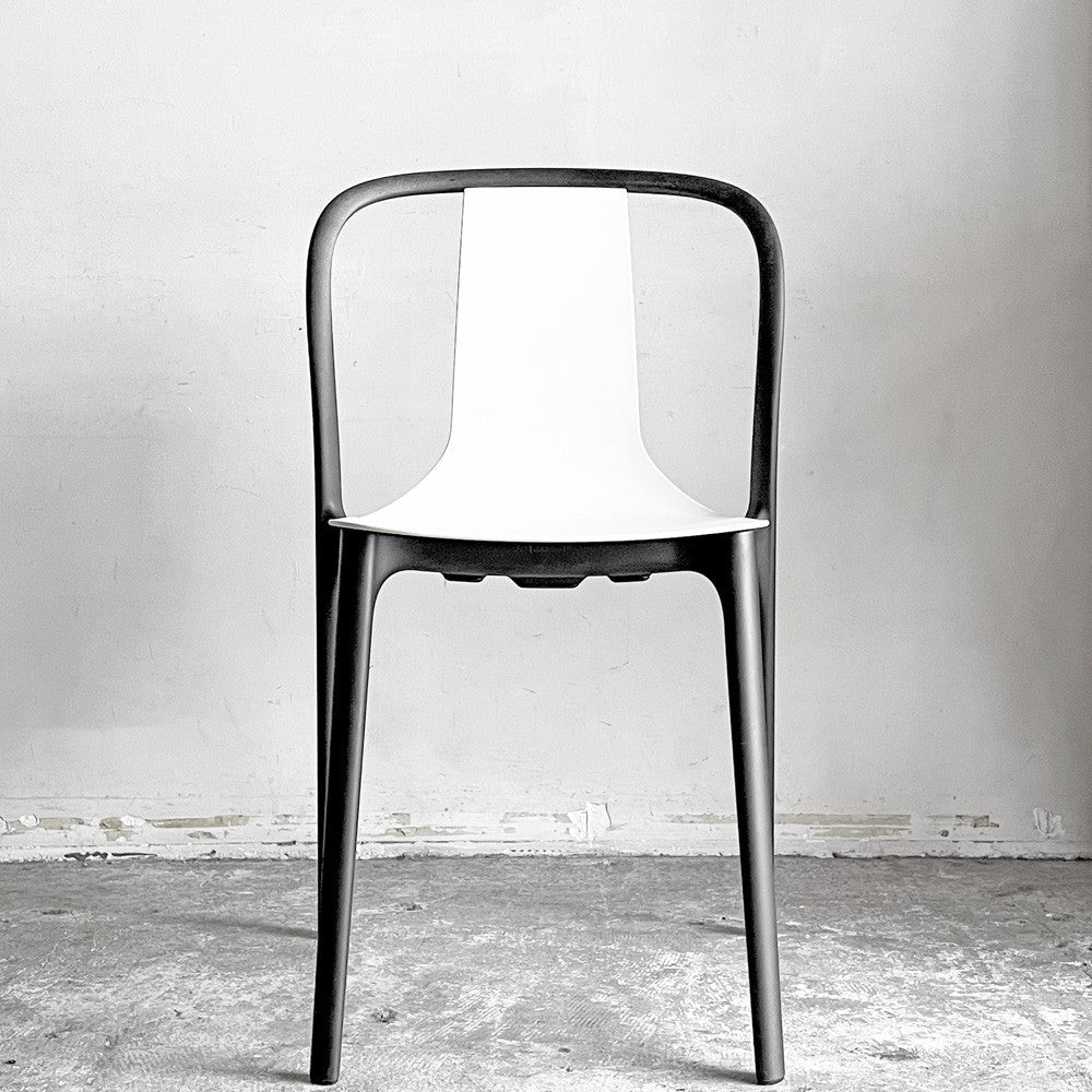 ヴィトラ Vitra ベルヴィルチェア Belleville Chair ダイニングチェア スタッキングチェア クリーム ロナン & エルワン・ブルレック B ■