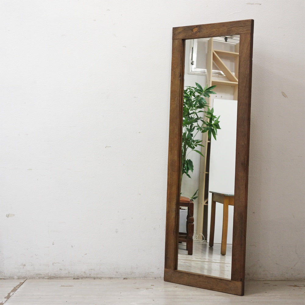 ジャーナルスタンダードファニチャー j.s.F ブレダ ミラー BREDA MIRROR オールドエルム材 H160cm ●