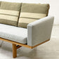ゲタマ GETAMA GE236 3シーター ソファ ハンス・J・ウェグナー Hans J Wegner ファブリック マハラム社 モード生地 オーク無垢材 北欧 デンマーク ビンテージ ●