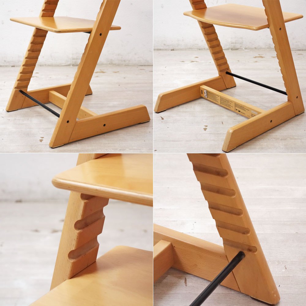 ストッケ STOKKE トリップトラップ TRIPP TRAPP ベビーチェア キッズチェア S/N4～ ノルウェー 北欧家具 ●