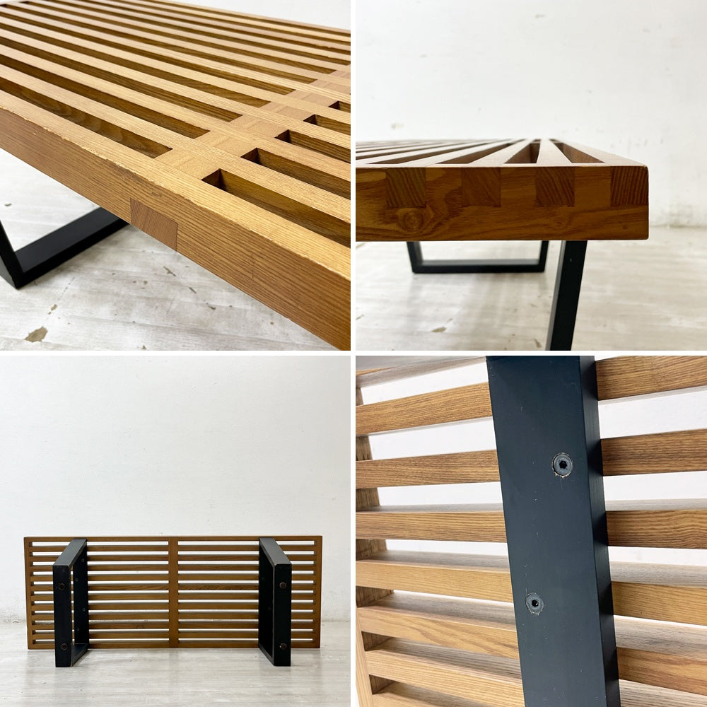 ジョージ ネルソン George Nelson プラットフォーム ベンチ Platform Bench テーブル ミッドセンチュリーデザイン リプロダクト ●