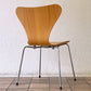 フリッツハンセン Fritz Hansen セブンチェア ビーチ材 ナチュラル アルネ・ヤコブセン Arne Jacobsen スタッキング デンマーク 北欧家具 B ◇