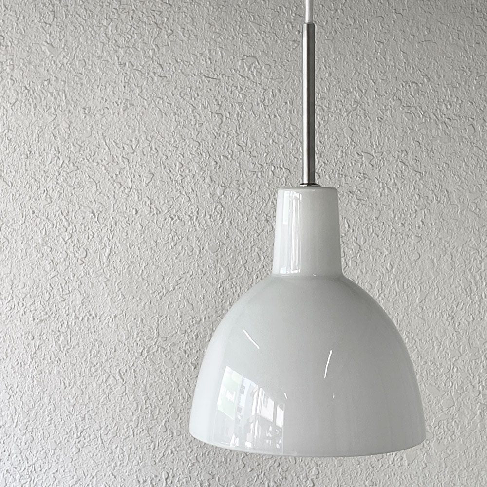 ルイスポールセン Louis Poulsen トルボー 220 Toldbod Glass Pendant ペンダントライト ホワイト 乳白ガラス ポール・ヘニングセン 定価83,600円 ◇