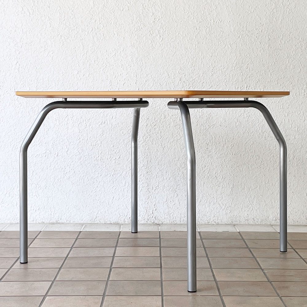 イノベーター innovator ダイニングテーブル スクエア 85cm メラミントップ スチール パイプレッグ 北欧 スウェーデン ◇