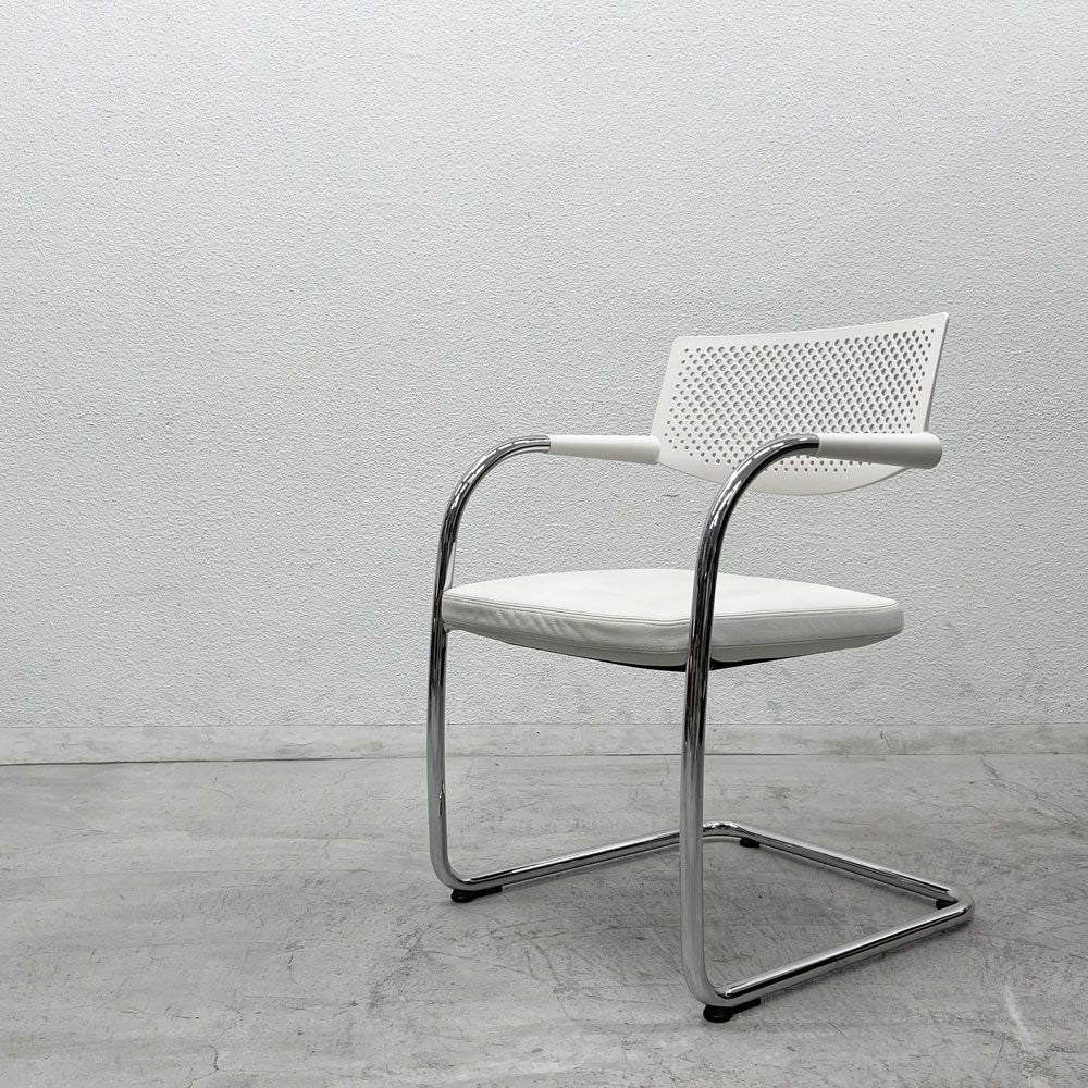 ヴィトラ vitra ビザビ2 Visavis2 アームチェア デスクチェア カンティレバー スタッキング不可仕様 アントニオ・チッテリオ A 〓