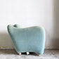 イデー IDEE ミニミラーアームチェア MINI MILLER ARM CHAIR パーソナルチェア シングルソファ ファブリック ブルーグレー ■