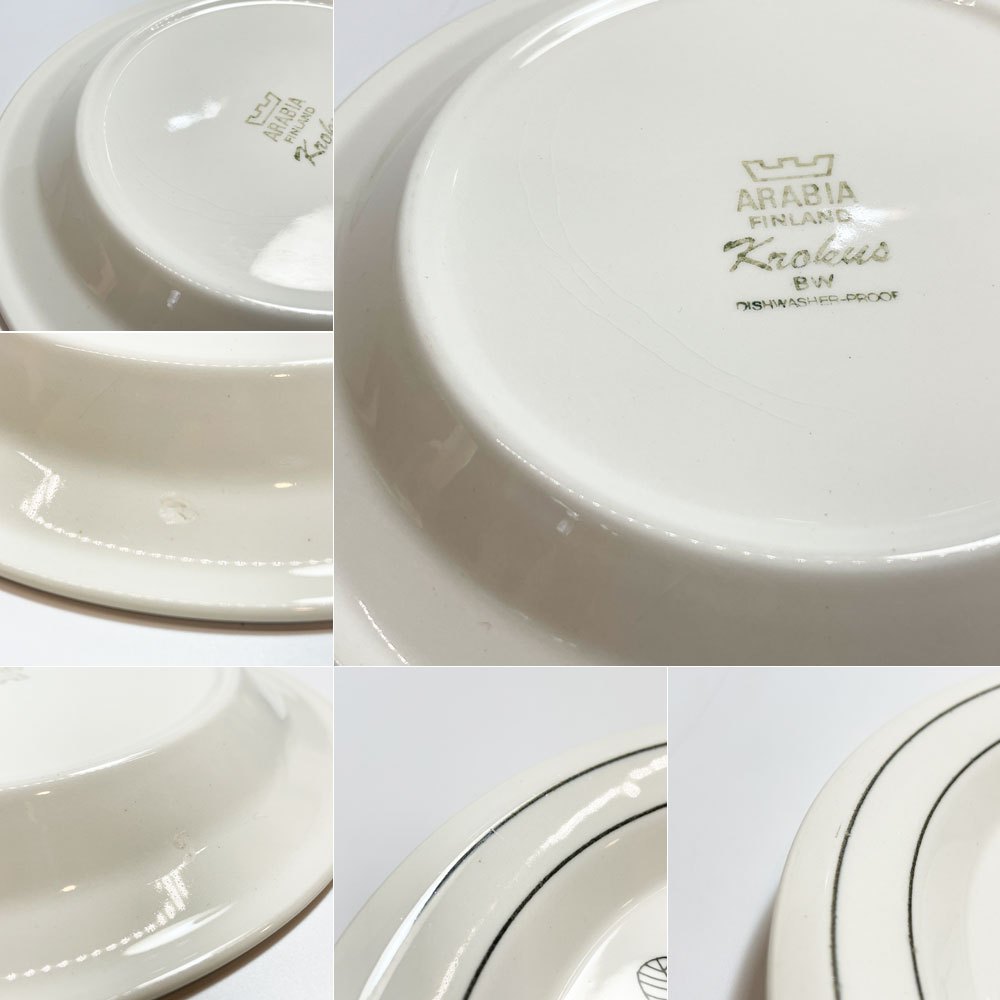 アラビア ARABIA クロッカス Krokus プレート  ビンテージ エステリ・トムラ Φ17.3cm フィンランド 北欧食器 ★