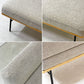 ウニコ unico ファニート ベンチ FUNEAT bench 鉄脚 オーク材 × スチールレッグ カバーリング W125cm カフェスタイル ●