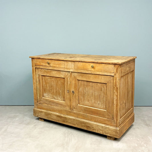 フランスビンテージ french vintage パイン無垢材 キャビネット サイドボード 鍵付き 古材 アンティーク プリミティブ フレンチカントリー ◎