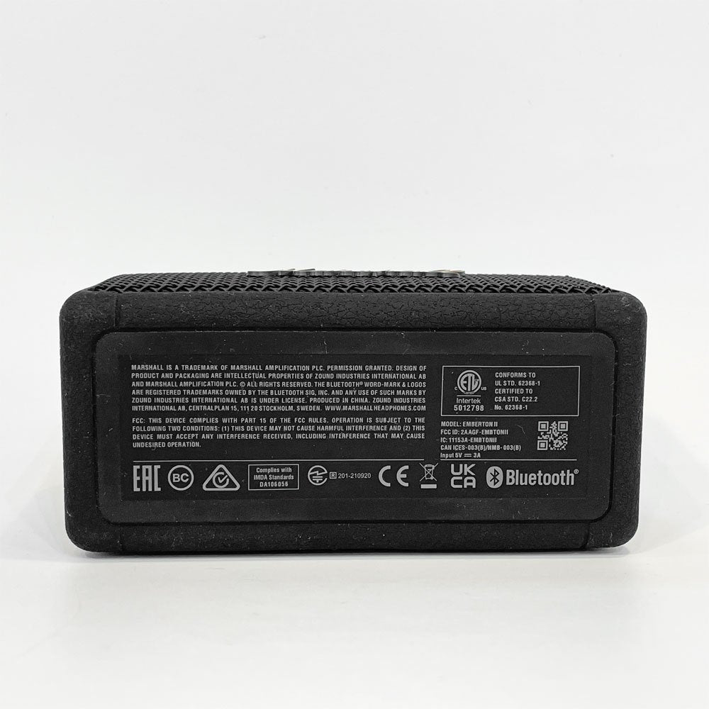 マーシャル Marshall エンバートン2 Emberton II マルチディレクション コンパクトポータブルスピーカー ワイヤレス Bluetooth ★