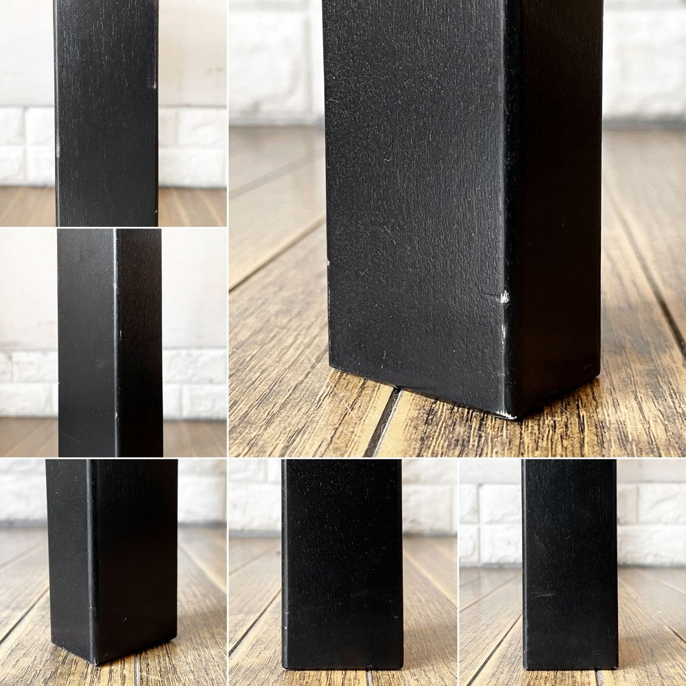 アルテック artek スツール Stool E60 4本脚 バーチ材 ブラックラッカー アルヴァ・アアルト フィンランド 北欧家具 定価￥57,200- ◎