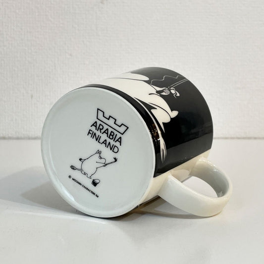 アラビア ARABIA ムーミンマグ MOOMIN ムーミンパパ ブラック 1999-2013年 フィンランド 北欧食器 ◎