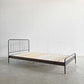 ジャーナルスタンダードファニチャー j.s.F サンク SENS BED ベッドフレーム シングルサイズ W107cm オーク材 スチール脚 インダストリアル 廃番 〓