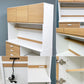 モモナチュラル MOMO Natural ホルム HOLM カップボード CUPBOARD キッチンボード オーク材 ホワイト メラミン化粧板 ナチュラルモダン ◎