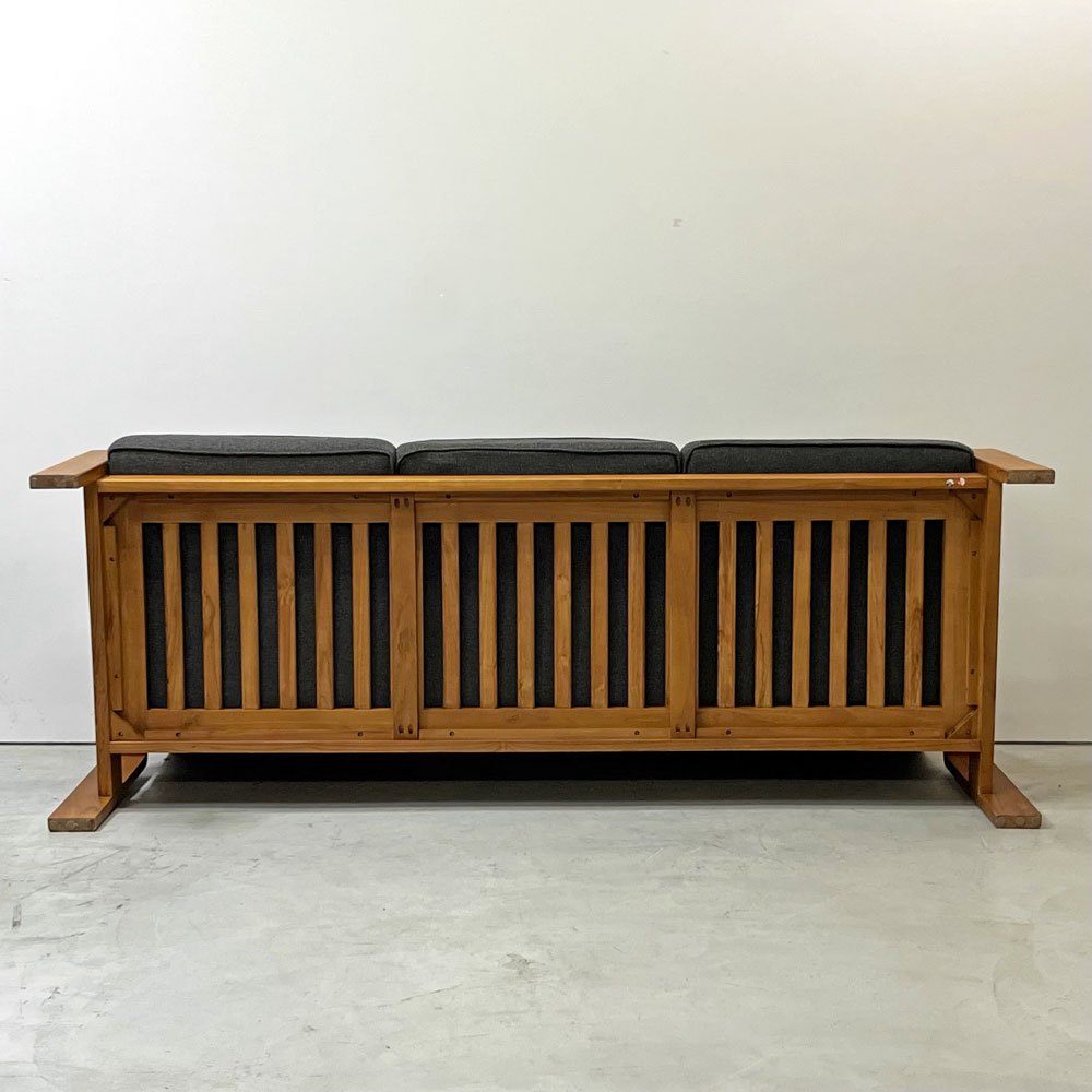 スキャンティーク SCANTEAK イコン IKON 3Pソファ 3シーター 3人掛け チーク無垢材 ファブリック 北欧スタイル ●