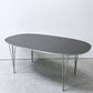 フリッツハンセン Fritz Hansen スーパー楕円 Bテーブル ダイニングテーブル B612 ブラックラミネート ピート・ヘイン アルネ・ヤコブセン デンマーク 北欧家具 参考定価￥356,180～ ●