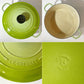 ルクルーゼ LE CREUSET ココットロンド 両手鍋 フルーツグリーン 24cm 鋳物 フランス ★