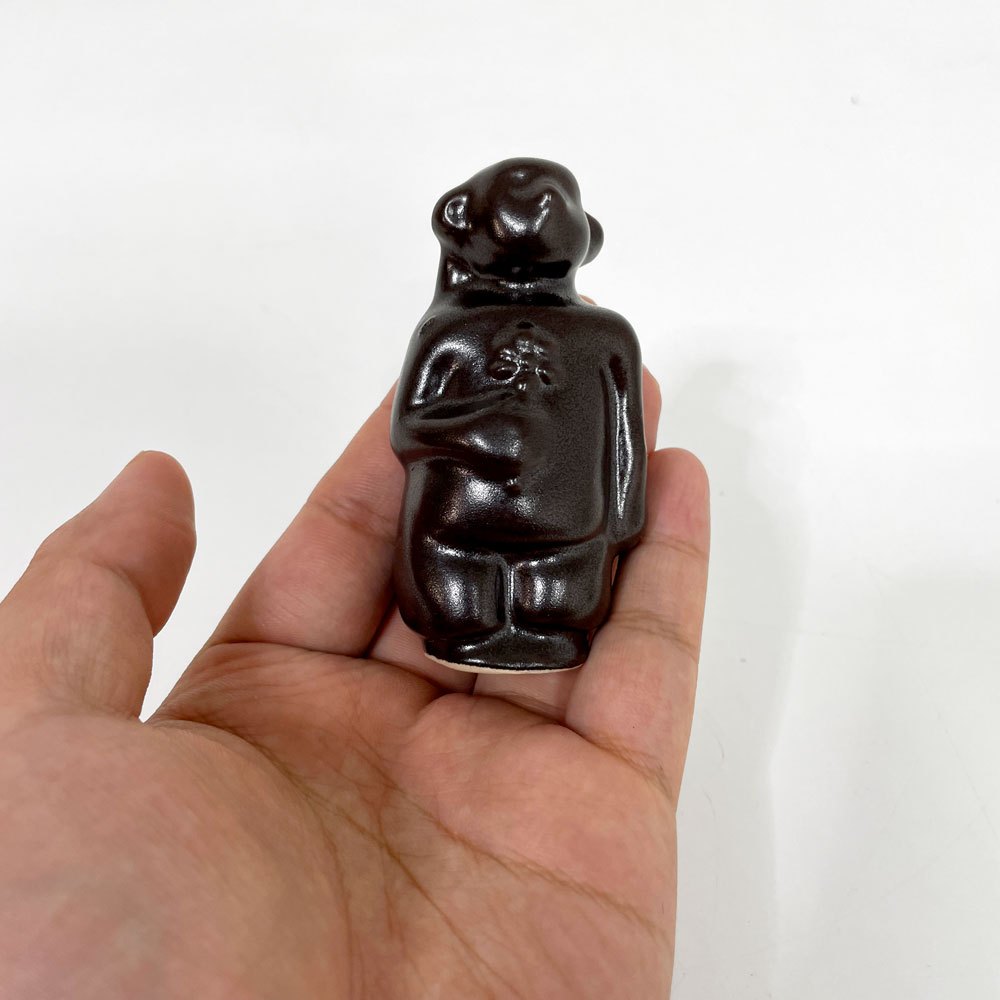 オーケ・ホルム Ake Holm クーラ Kulla トロール Troll オブジェ フィギュリン H8cm 陶器 スウェーデン ビンテージ C ●