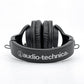 オーディオテクニカ audio-technica ヘッドフォン ATH-N20x ブラック レザーパッド 伸縮アーム ●