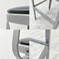 リオン LYON ファクトリー チェア FACTORY CHAIR カウンターチェア グレー バックレスト クッション PVCレザー 座面高69cm パシフィックファニチャーサービス  P.F.S取り扱い A ●
