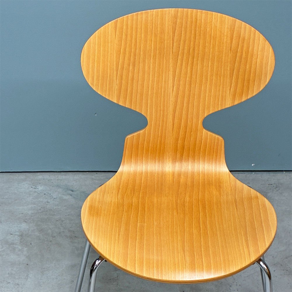 フリッツハンセン Fritz Hansen 3101 アリンコチェア アントチェア 4本脚 ナチュラルビーチ ラッカー仕上げ アルネ・ヤコブセン B ◎
