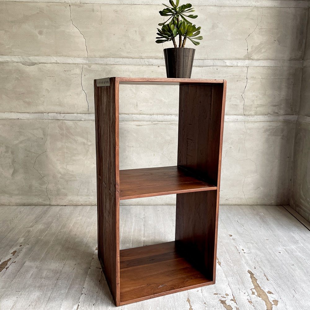 アクメ ファニチャー ACME furniture ディーボディ d-Bodhi トロイ TROY S オープンシェルフ 2段 チーク古材 インダストリアルテイスト A ♪