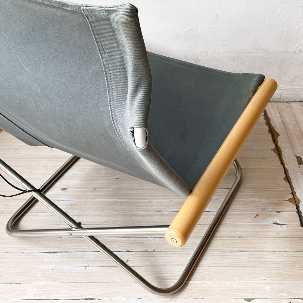 ニーチェア エックス Ny chair X フォールディングチェア グレー 折畳チェア 新居 猛 MoMA ★