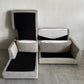 リラックスフォーム RELAX FORM 関家具 デパラ2  DEPALAⅡ 右 カウチソファ W220cm シェーズロング 1P + 2P セット コーナーソファ ファブリック A48 ステングレー 定価￥266,475の品 〓