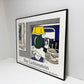 ロイ・リキテンスタイン Roy Lichtenstein Two Paintings: Green Lamp 1984 アートフレーム ポスター ポップアート 額装品 ●