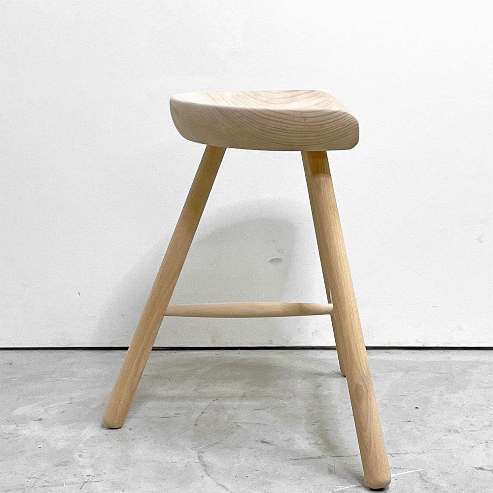 ワーナー Werner シューメーカーチェア Shoemaker Chair NO.49 スツール ビーチ材 ソープフィニッシュ ラーズ・ワーナー デンマーク 北欧家具 ●