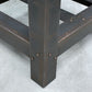 イデー IDEE アイアン スツール  IRON STOOL レザー 焼鋼 店舗什器 インダストリアルデザイン 特注品 A ◎
