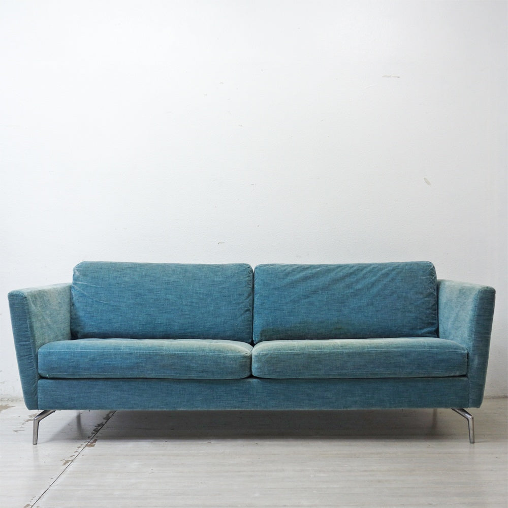 ボーコンセプト Bo Concept オオサカ Osaka 2.5シーター ソファ アルミ脚 ファブリック Anders Nørgaard 北欧モダン 現状品 ●