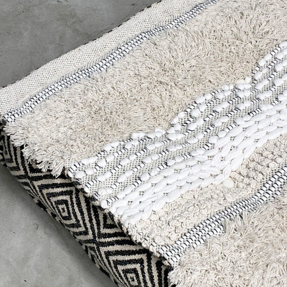 アデペシュ a.depeche ブロック マルチ ザブ オットマン block multi zabu ottoman ジオ グレー GEO gray 定価￥29,700- ◎