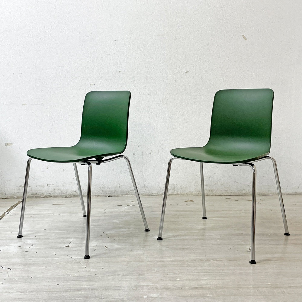 ヴィトラ vitra ハルチューブ HAL Tube サイドチェア ダイニングチェア スタッカブル ジャスパー・モリソン 2脚セット A ●
