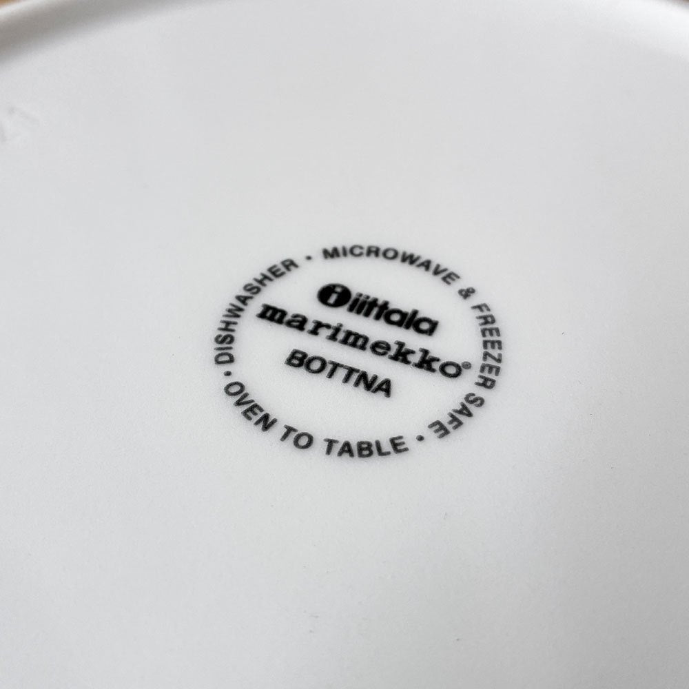 イッタラ × マリメッコ iittala × marimekko ボットナ BOTTNA プレート 21cm 2枚セット アンナ・ダニエルソン Anna Danielsson 北欧食器 フィンランド 廃番 B ◇