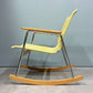 ニーチェア S NY chair S ロッキングチェア ラウンジチェア キャンバス イエロー 新居猛 廃盤 希少 ◎