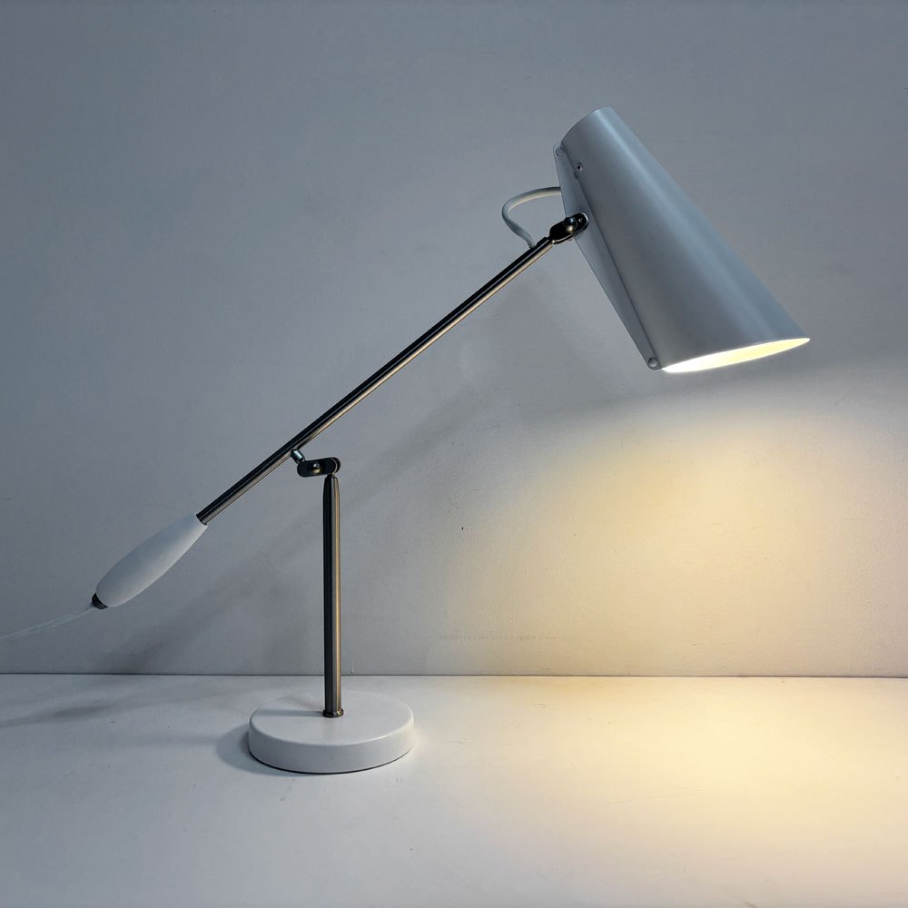 ノーザン Northern バーディ Birdy テーブルランプ デスクライト アームライト ビルゲル・ダール Birger Dahl ホワイト ノルウェー 北欧照明 参考価格￥118,800- ●