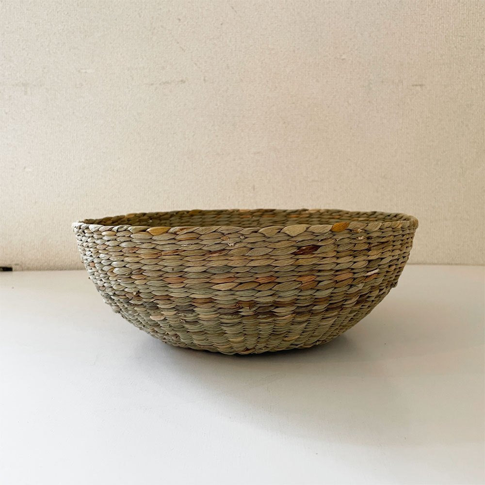 SPACE A&CO 水草 バスケット Φ28.5cm イギリス製 旧shop281 有元葉子 B ◎