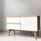 イデー IDEE スティルト サイドボード S STILT SIDEBOARD S W94㎝ オーク材 ホワイト テレビボード マリナ・ボーティエ 北欧モダン 定価￥79.900- ★