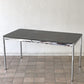 ユーエスエムハラー USM Haller モジュラーファニチャー ハラーテーブル デスク W150×D75cm チャコールリノリウム 高さ調節機能付 スイス ◇
