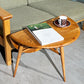 アーコール Ercol バタフライローテーブル サイドテーブル エルム材 サークル Φ61cm ゲートレッグ式 ドロップリーフ UKビンテージ ◎